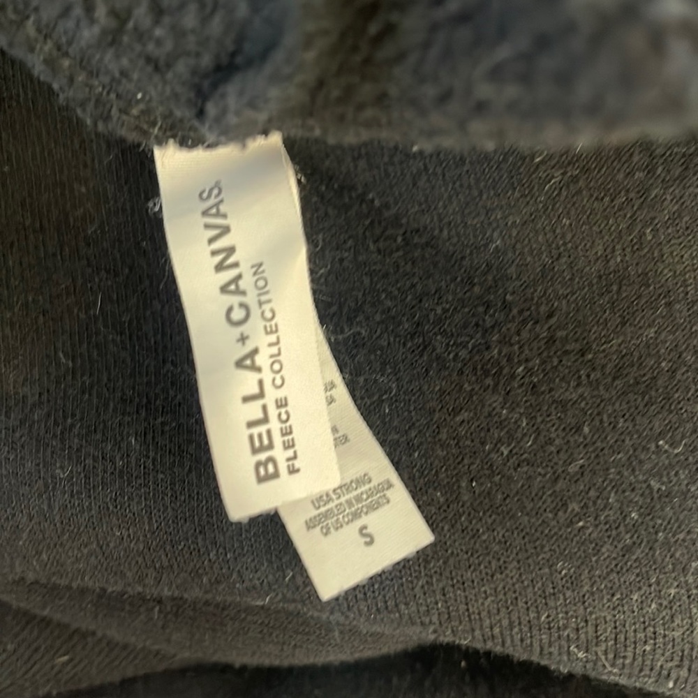 Women’s Black Manifest Cropped Hoodie Size Small - Picture 7 of 7